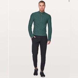 Lululemon‎ Surge Warm Half-Zip Men's Large Teal